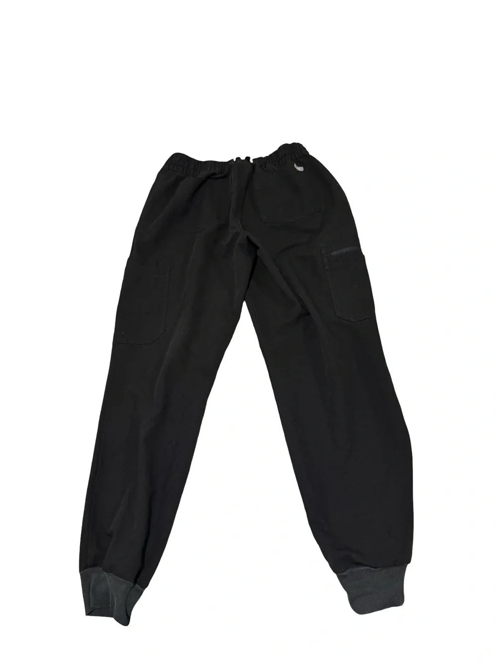 FIGS Womens M Zamora Black Jogger Scrub Pants W20SW2028 Cargo Zip Hospital - Picture 3 of 7